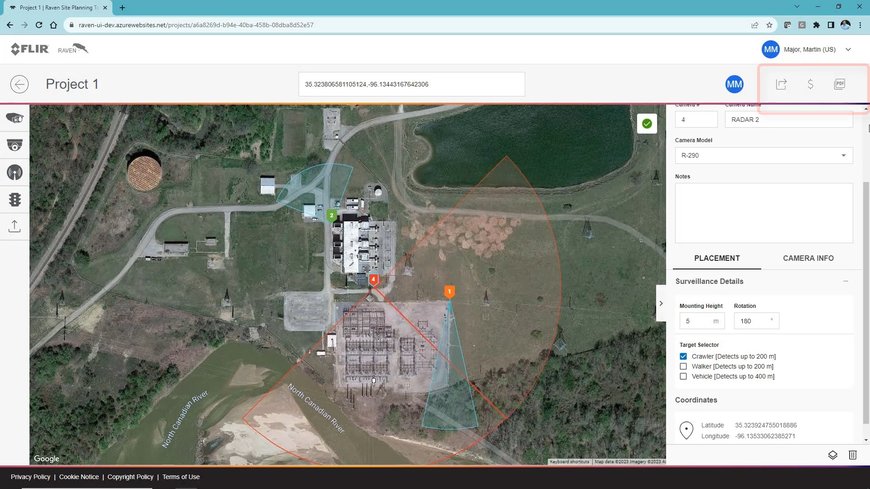 Teledyne FLIR lance un outil Web de planification de sites de sécurité Raven repensé